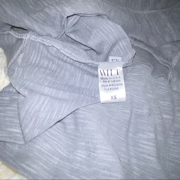 NWT Wilt Asymmetrical Hem Long-sleeve Shirt - Picture 2 of 6
